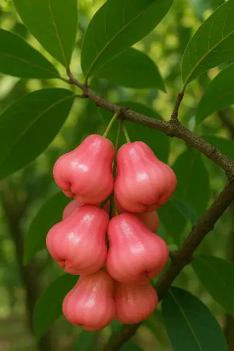 Pink water apple